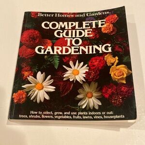 “Complete Guide to Gardening,” oversized paperback
